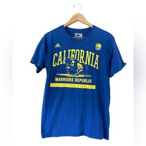 ADIDAS GOLDEN STATE WARRIORS SHORT SLEEVE T-SHIRT